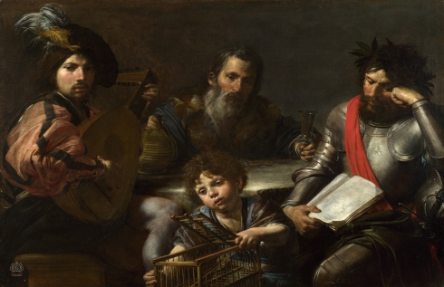 The Four Ages of Man, by Valentin de Boulogne, ca. 1627–1629 Four Ages of Man